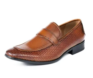 Amali Wren Dress Loafers Men’s Pu Leather Tan