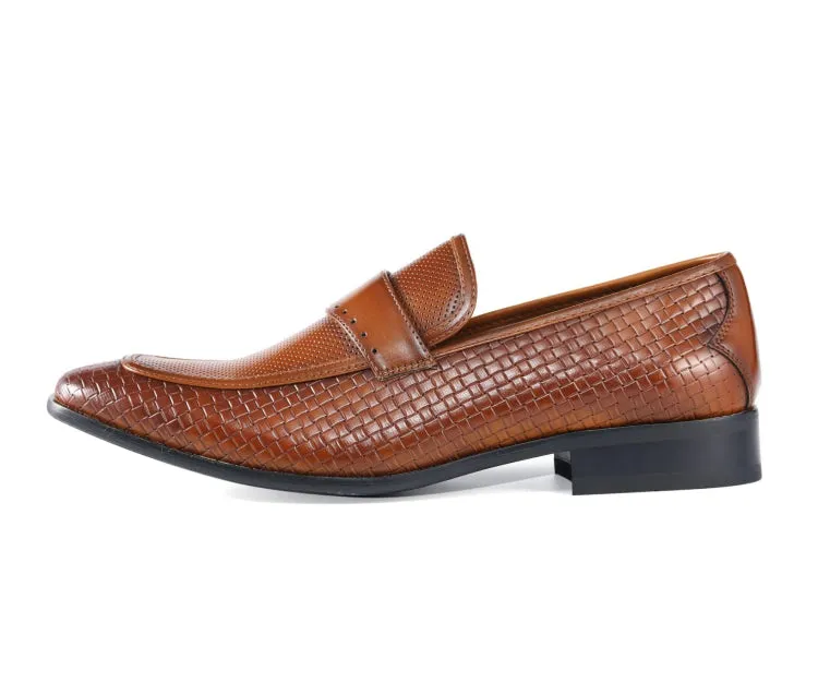 Amali Wren Dress Loafers Men’s Pu Leather Tan