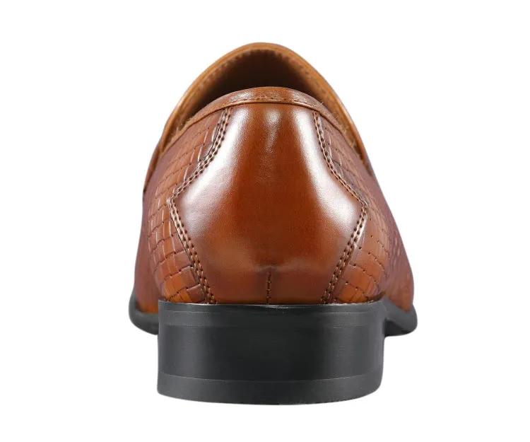 Amali Wren Dress Loafers Men’s Pu Leather Tan