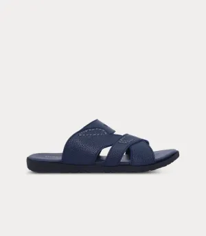 BM6871-NAVY-Men Slipper