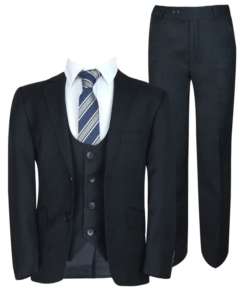 Boys Formal Suit Set - Black