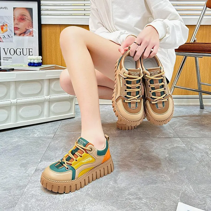 Breathable Leather Casual Sneakers