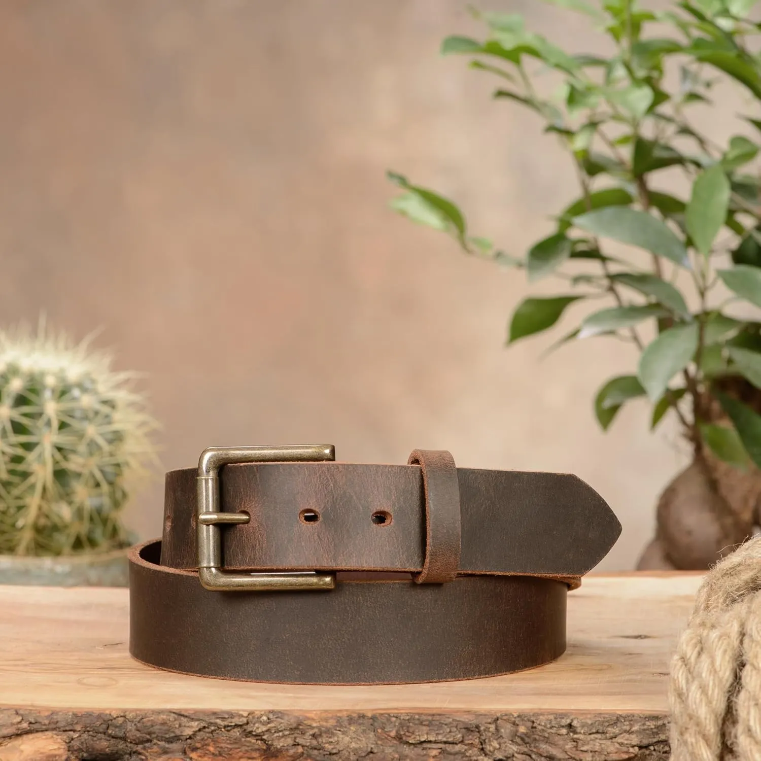 Bullhide Belts Mens USA Made Leather Belt for Casual 1.50" Wide,