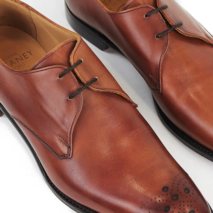 Cheaney - Hardy Leather Brogue Derby Shoes in Brown