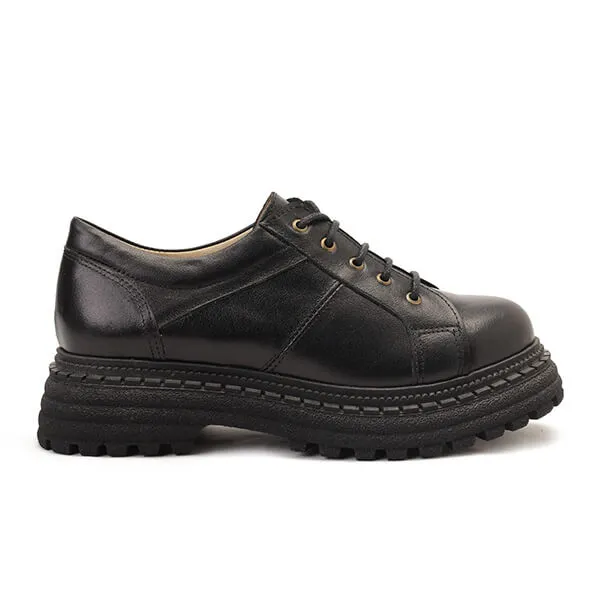 Chunky Platform Leather Shoes