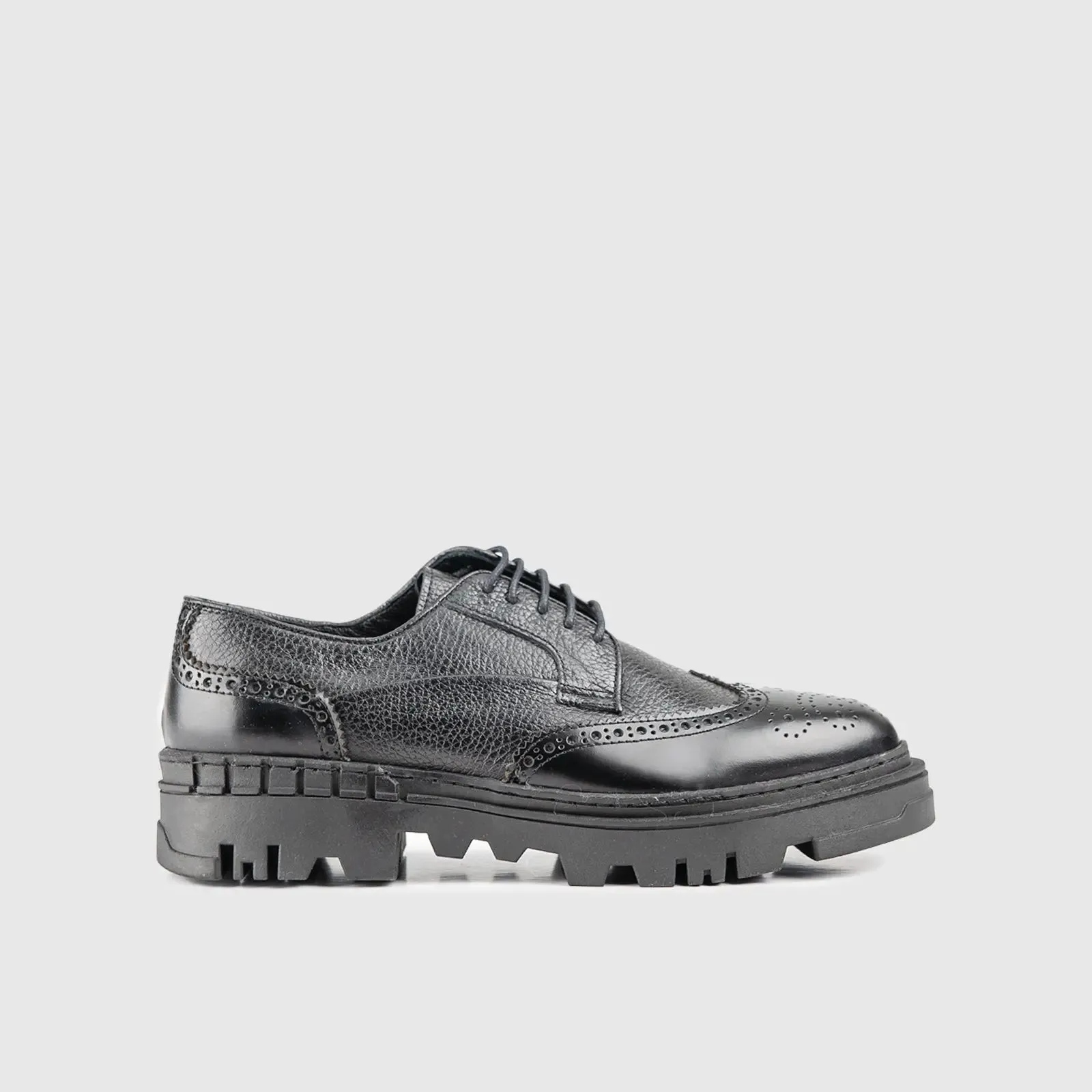 Chunky Sole Oxfords Black 2801
