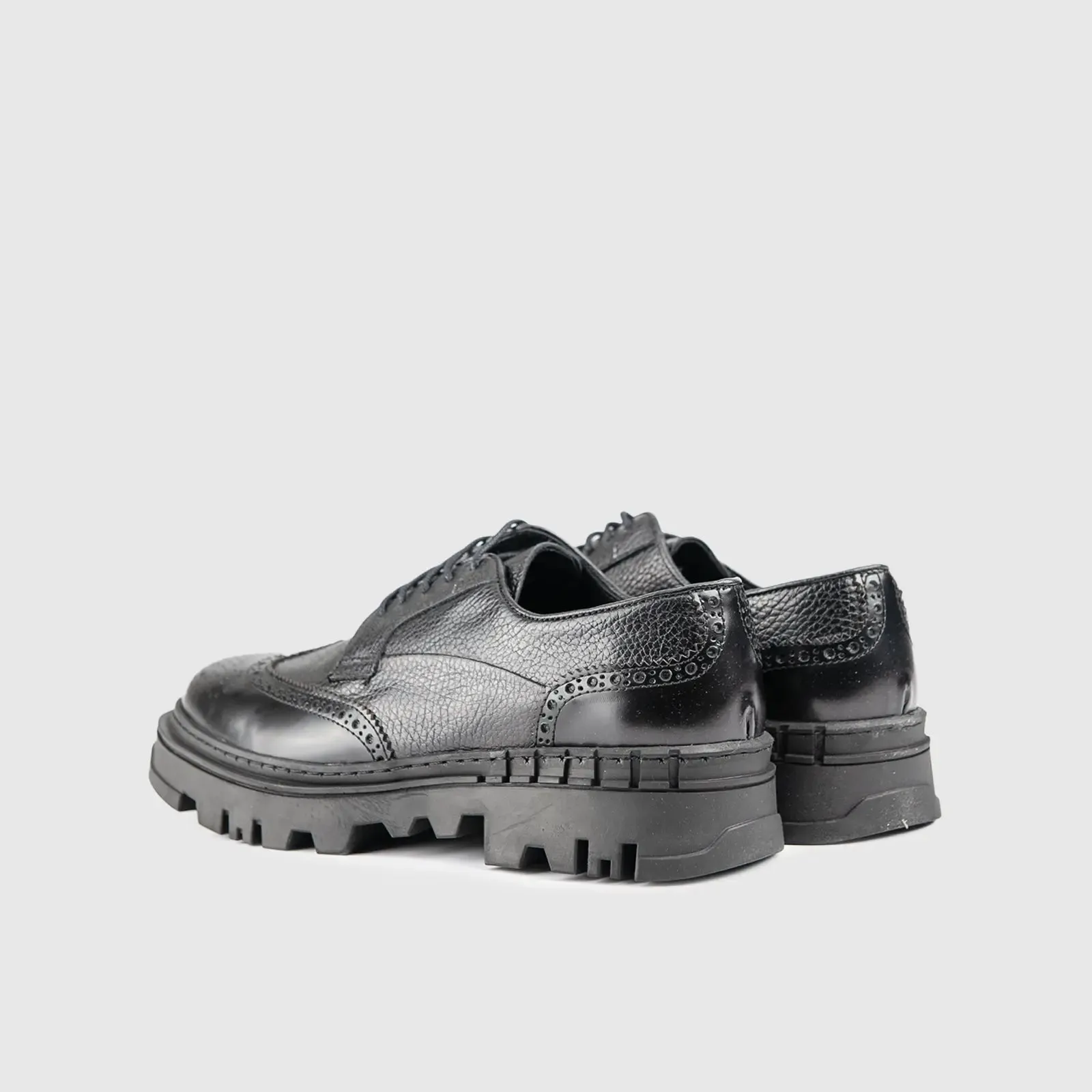 Chunky Sole Oxfords Black 2801