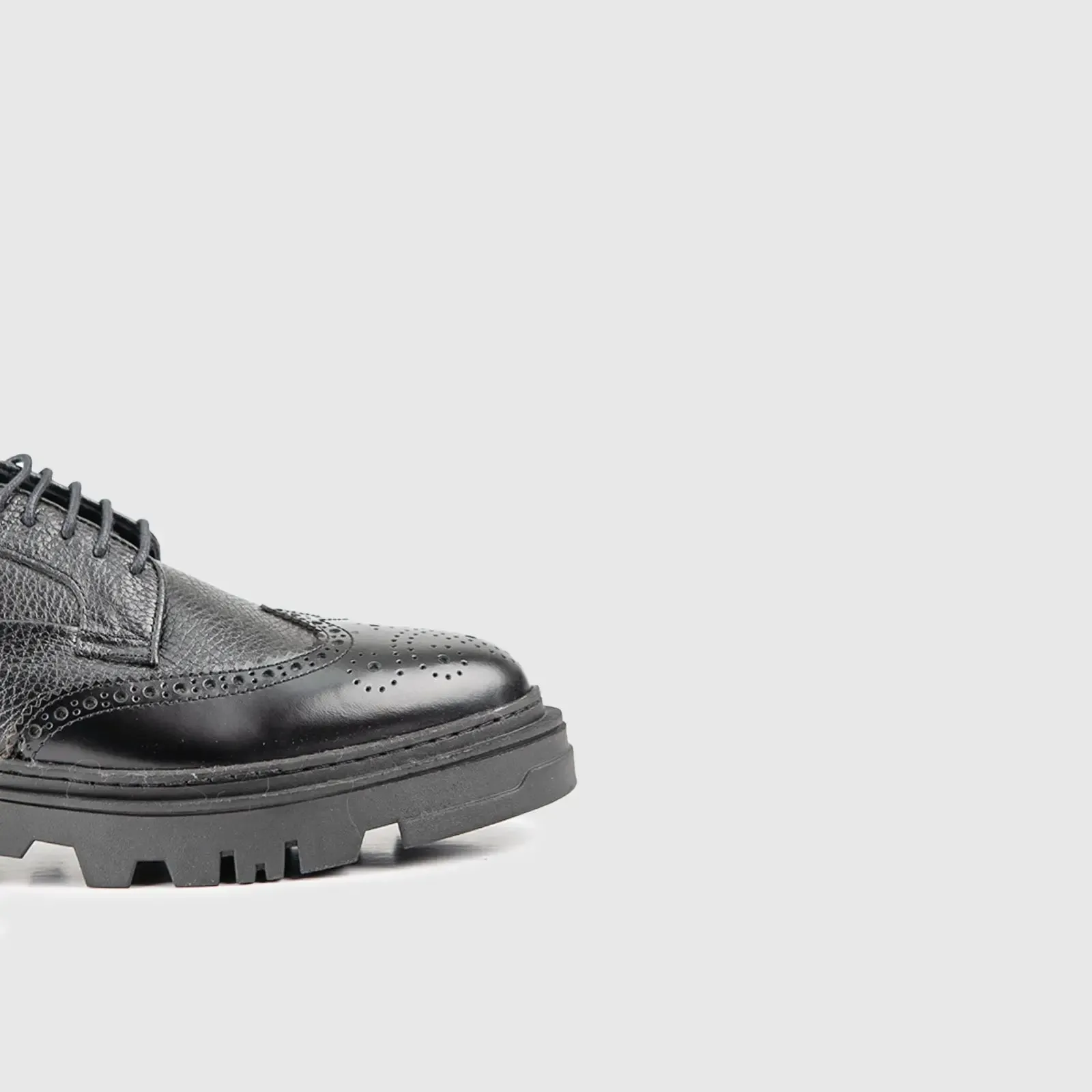Chunky Sole Oxfords Black 2801