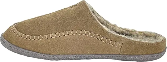 Clarks Stylish Baseball Stiching Sage Plush Sherpa Lined Rounded Toe Suede Clogs