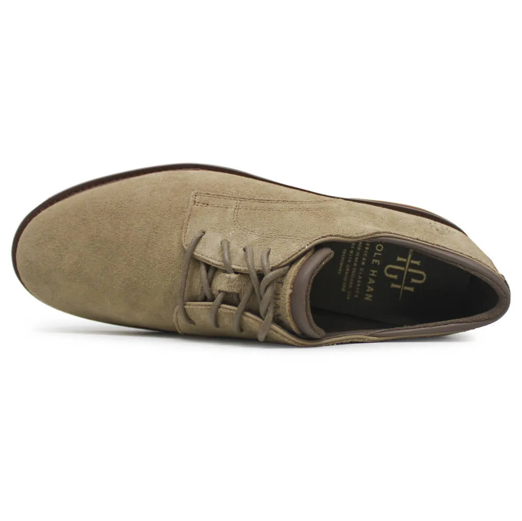 Cole Haan American Classics Montrose Plain Toe Suede Men's Oxfords Shoes
