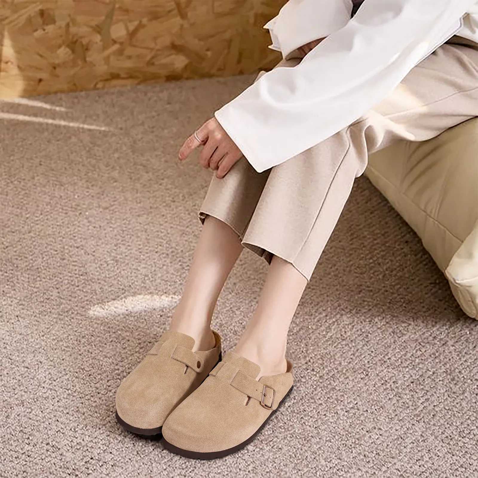 Cozy Suede Slippers for Women