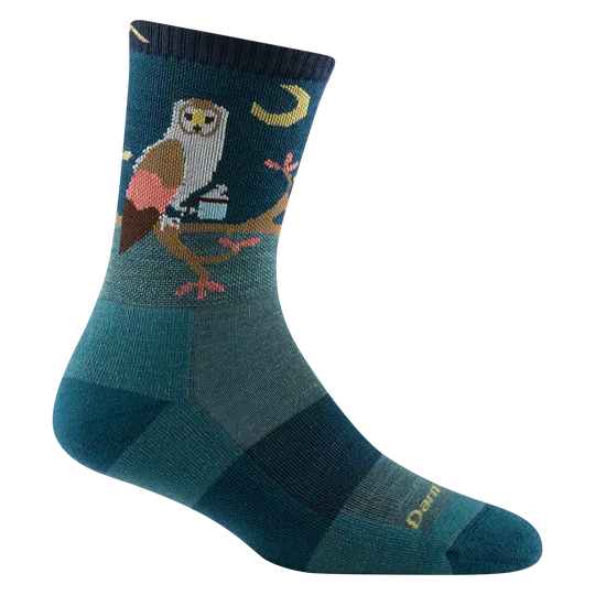 CRITTER CLUB MICRO CREW LIGHTWEIGHT HIKING SOCK WITH CUSHION WOMEN'S