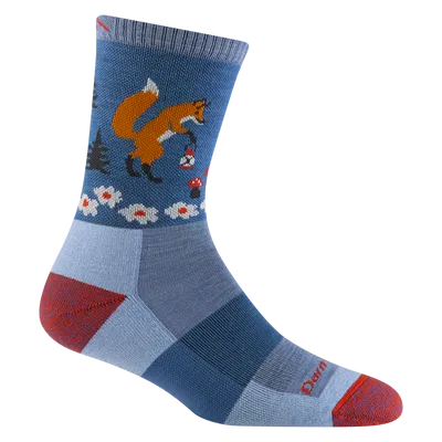 CRITTER CLUB MICRO CREW LIGHTWEIGHT HIKING SOCK WITH CUSHION WOMEN'S