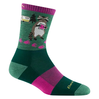 CRITTER CLUB MICRO CREW LIGHTWEIGHT HIKING SOCK WITH CUSHION WOMEN'S