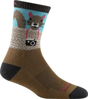 CRITTER CLUB MICRO CREW LIGHTWEIGHT HIKING SOCK WITH CUSHION WOMEN'S