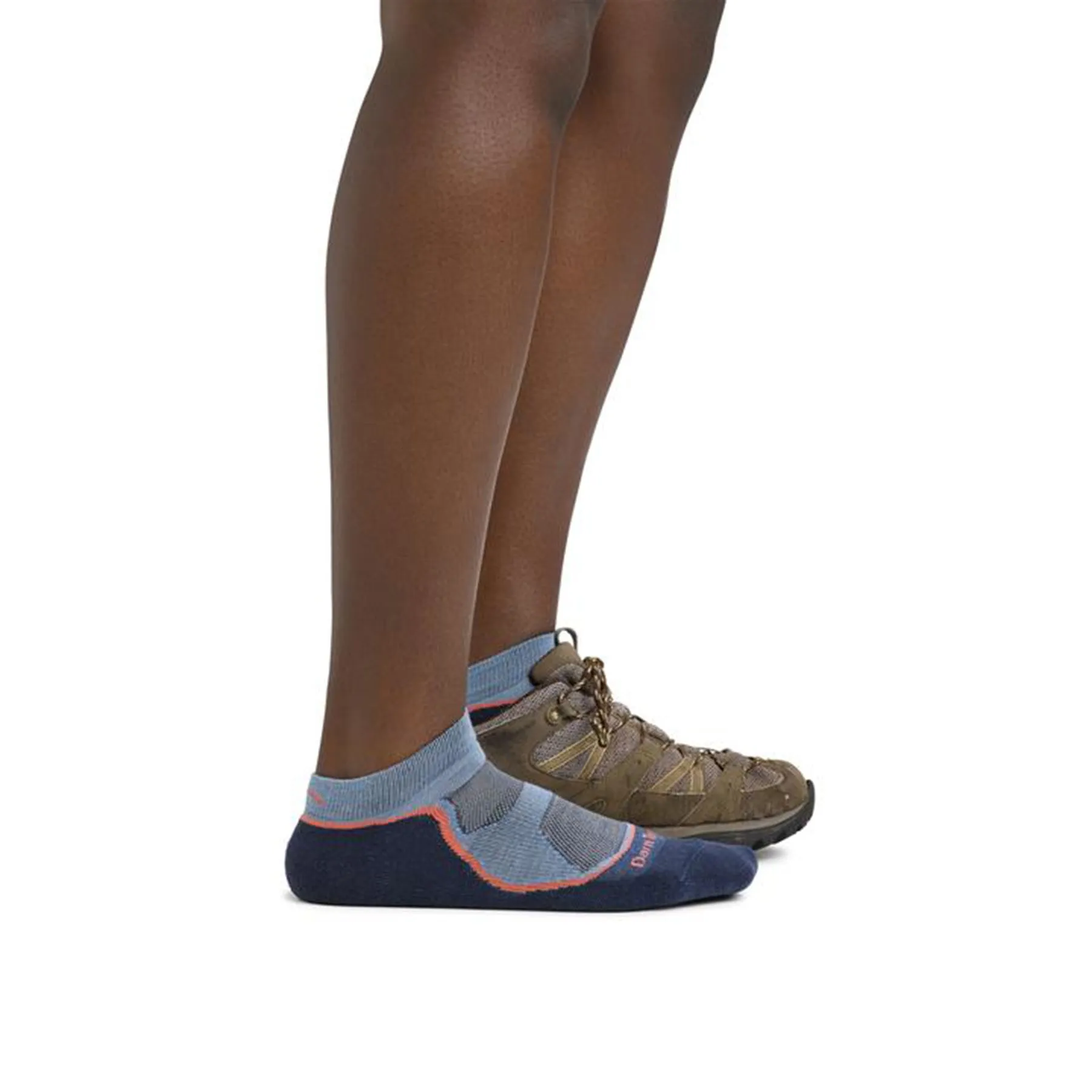 Darn Tough Women's Light Hiker No Show Lightweight Hiking Sock