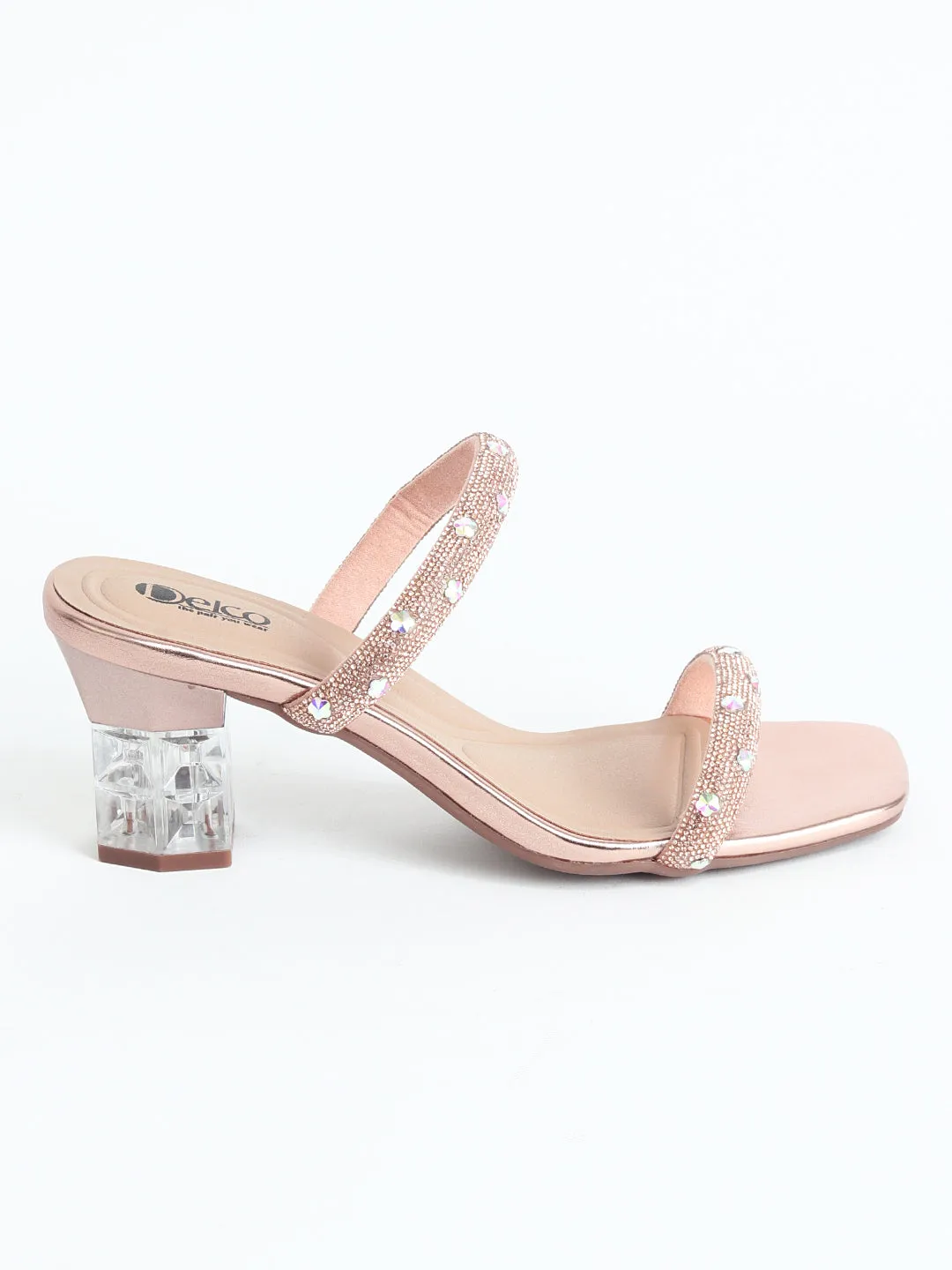 Delco Muse Block Heel Slip-Ons