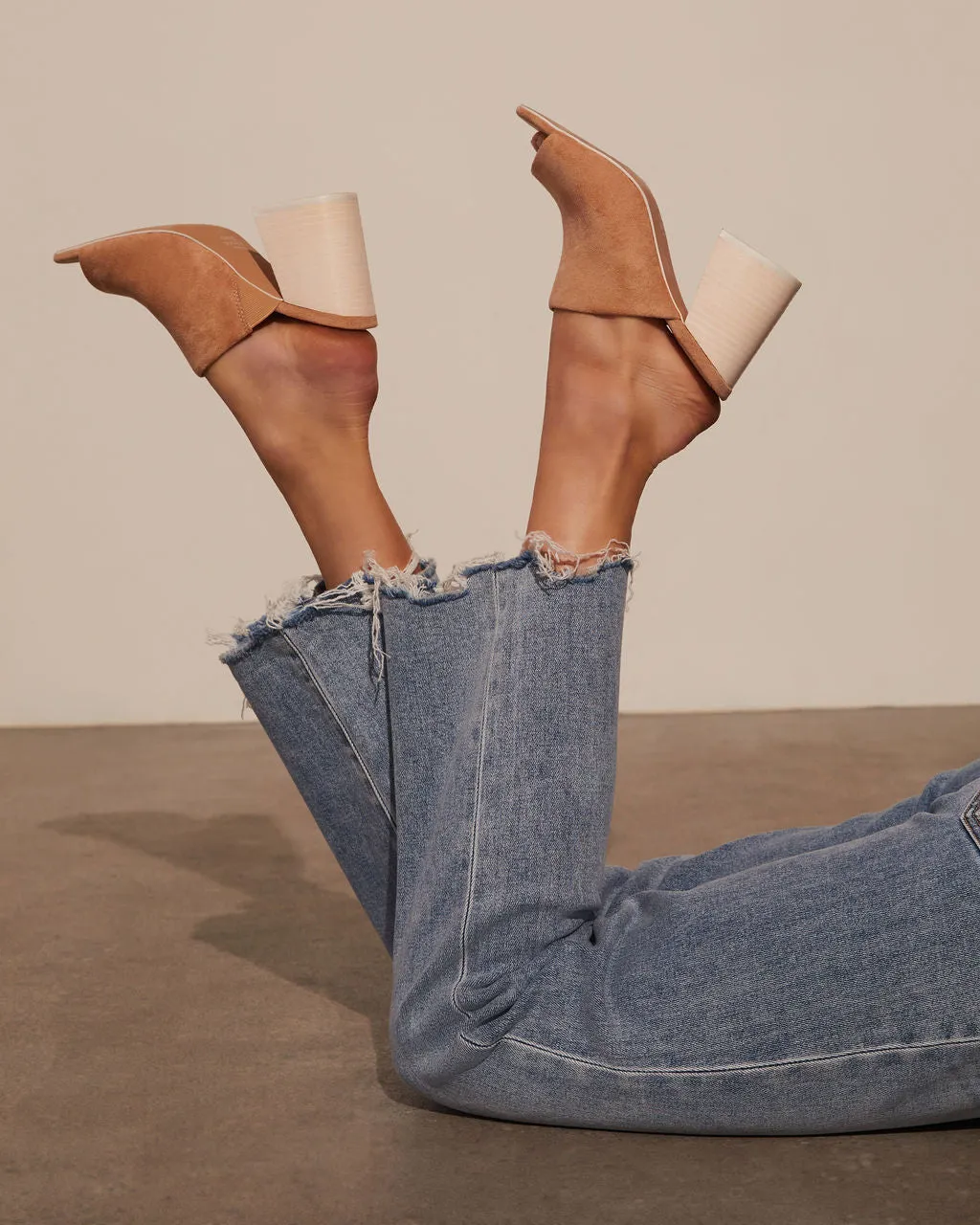 Dolci Faux Leather Mules