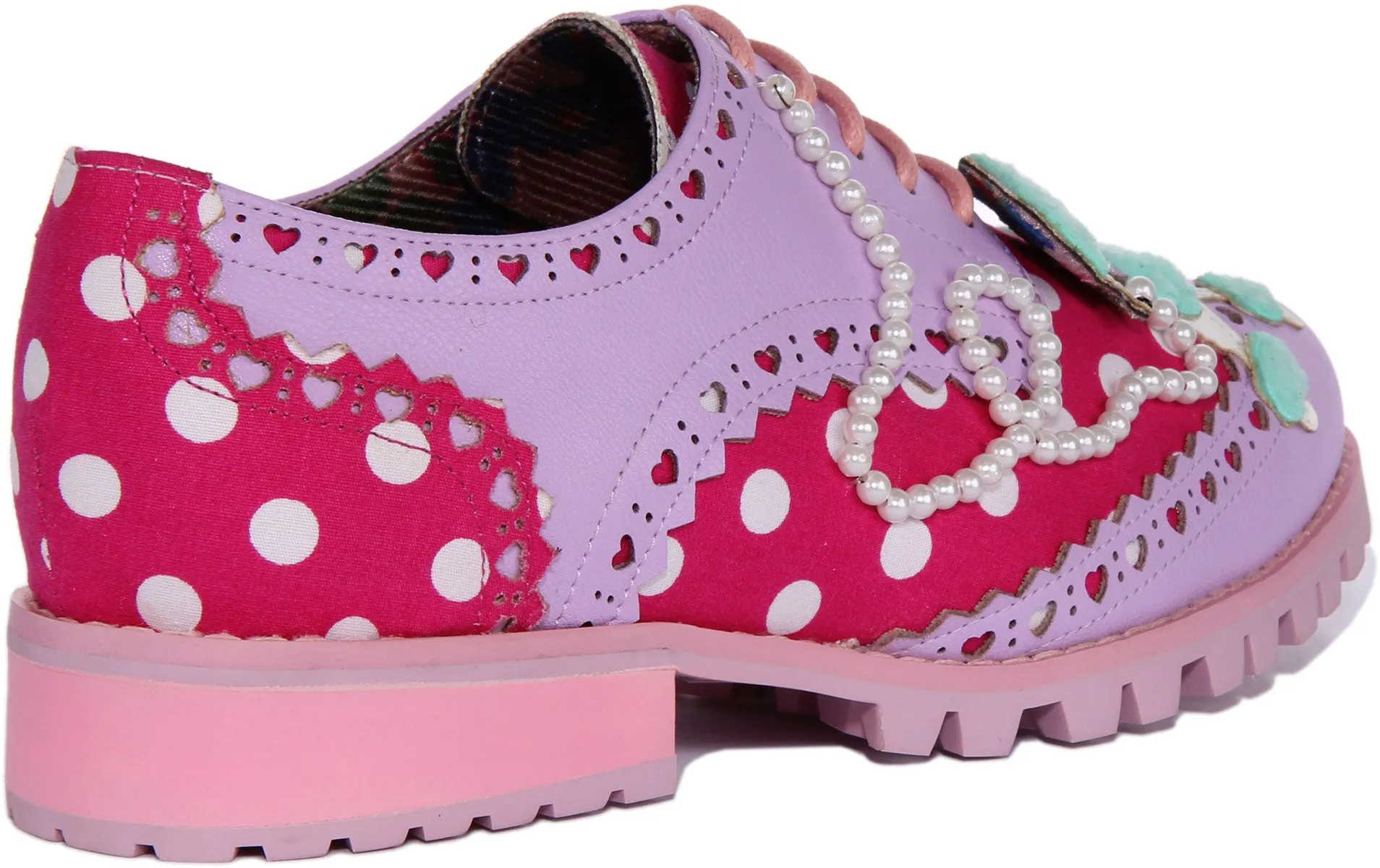 Irregular Choice Sockhop Sweetie In Lilac For Women