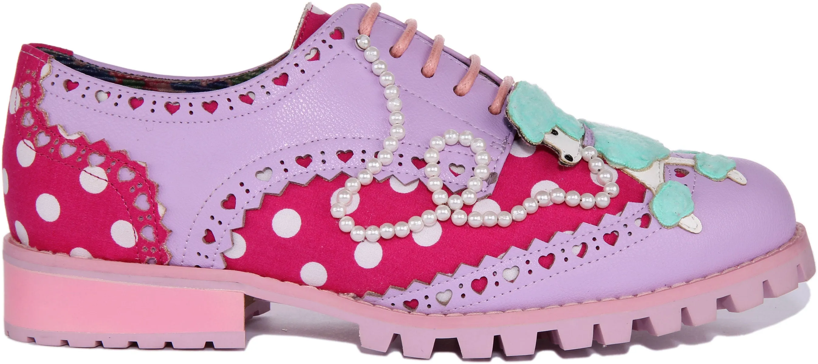 Irregular Choice Sockhop Sweetie In Lilac For Women