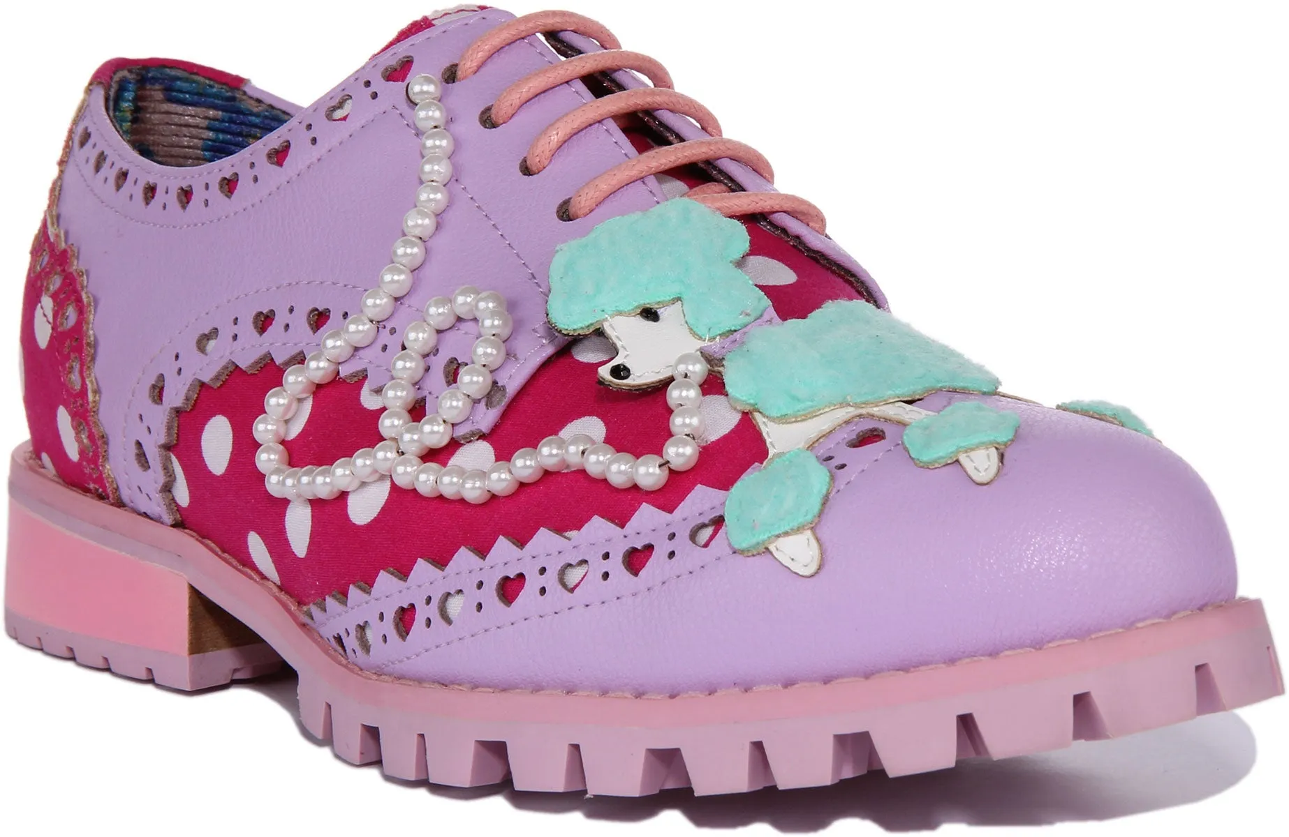 Irregular Choice Sockhop Sweetie In Lilac For Women
