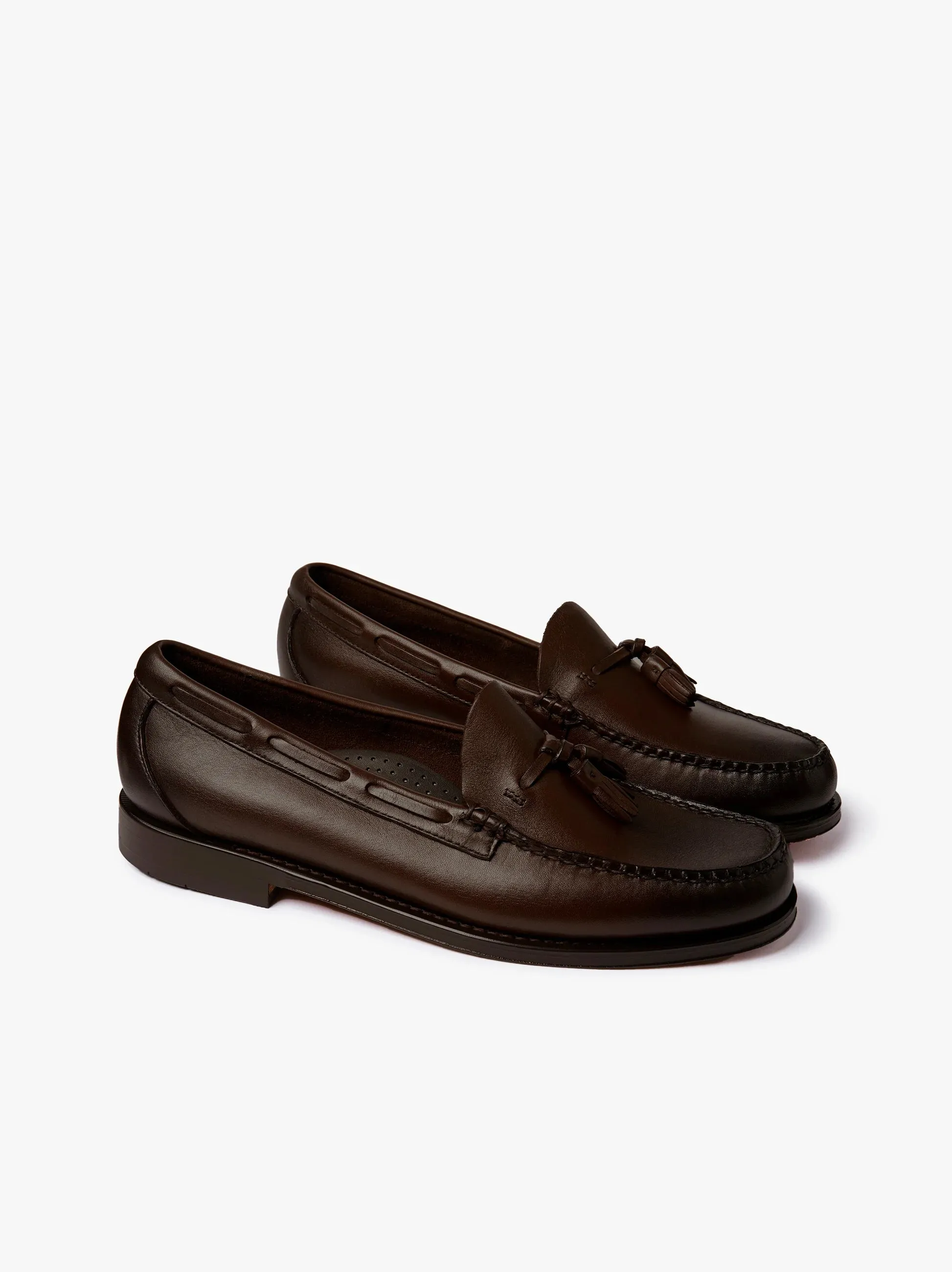 Larson Tassel Loafers - Chocolate Brown