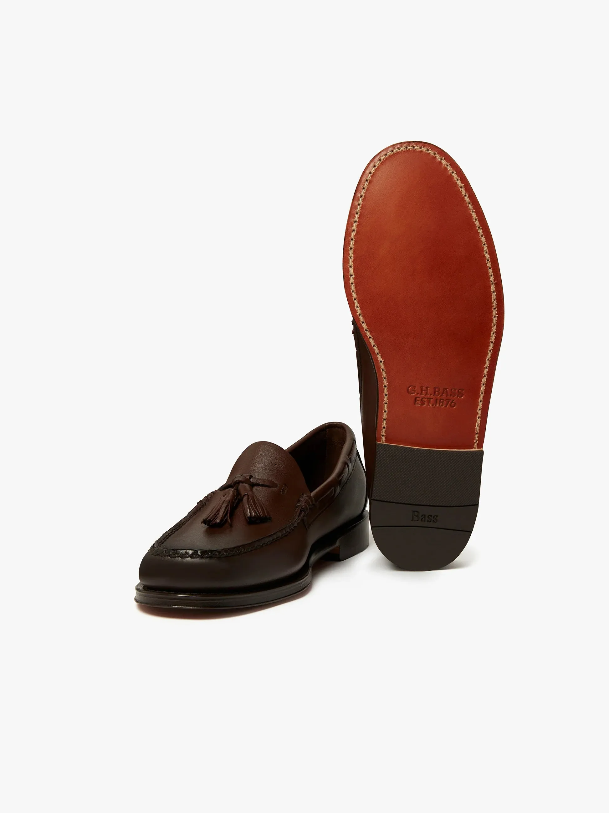 Larson Tassel Loafers - Chocolate Brown