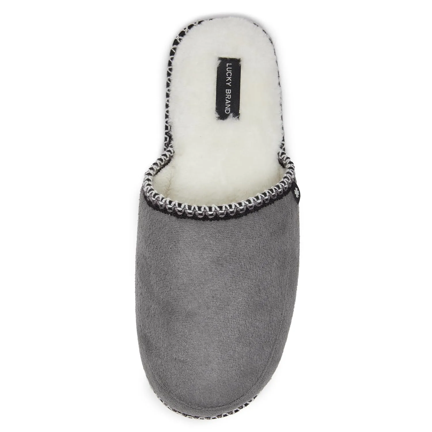 Lucky Brand Memory Foam Rubber Sole Scuff Bedroom Slipper - Soft Comfy Men's Slippers - Indoor/Outdoor Mens House Slippers