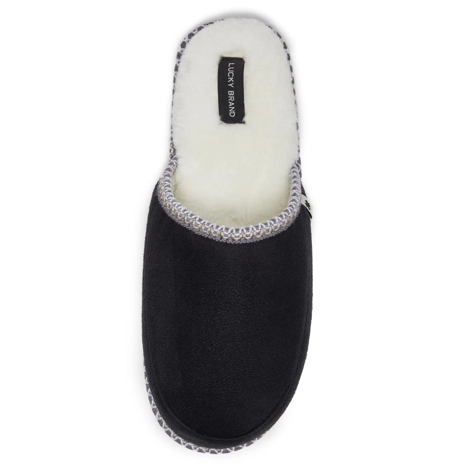 Lucky Brand Memory Foam Rubber Sole Scuff Bedroom Slipper - Soft Comfy Men's Slippers - Indoor/Outdoor Mens House Slippers