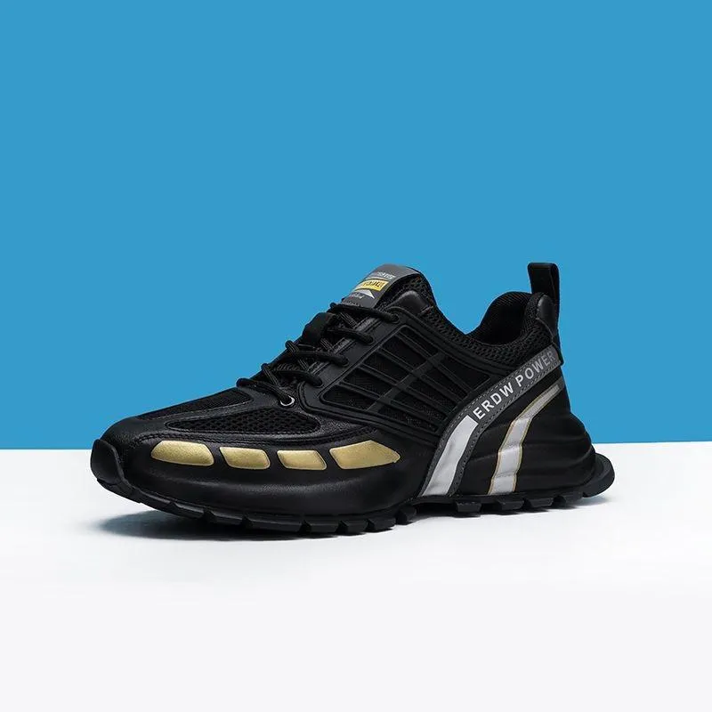 Men's Autumn Breathable Leather Sneakers