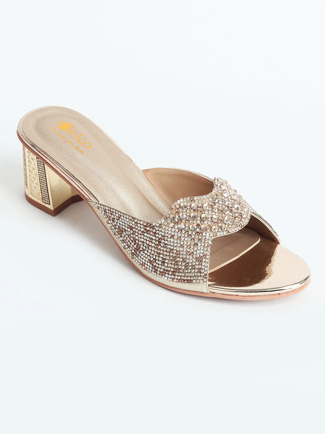 Muse Fancy Block Heel Slip-Ons