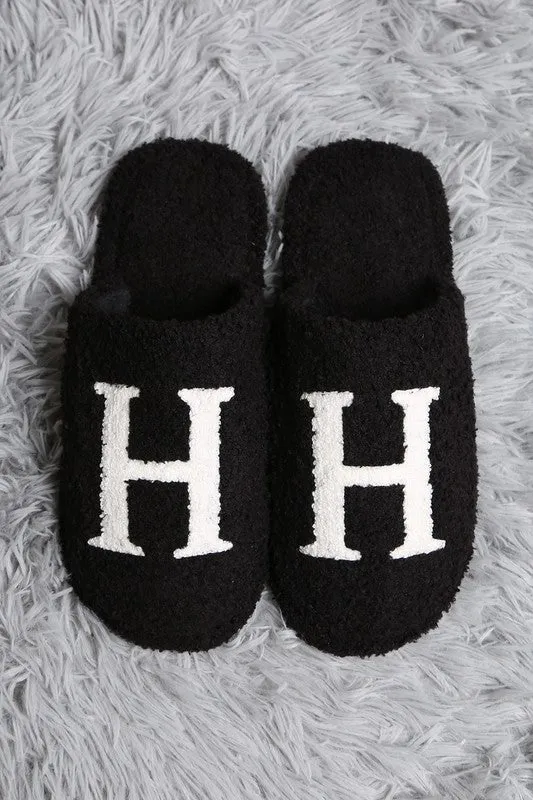 NEW!! Comfy Luxe Slipper in Black