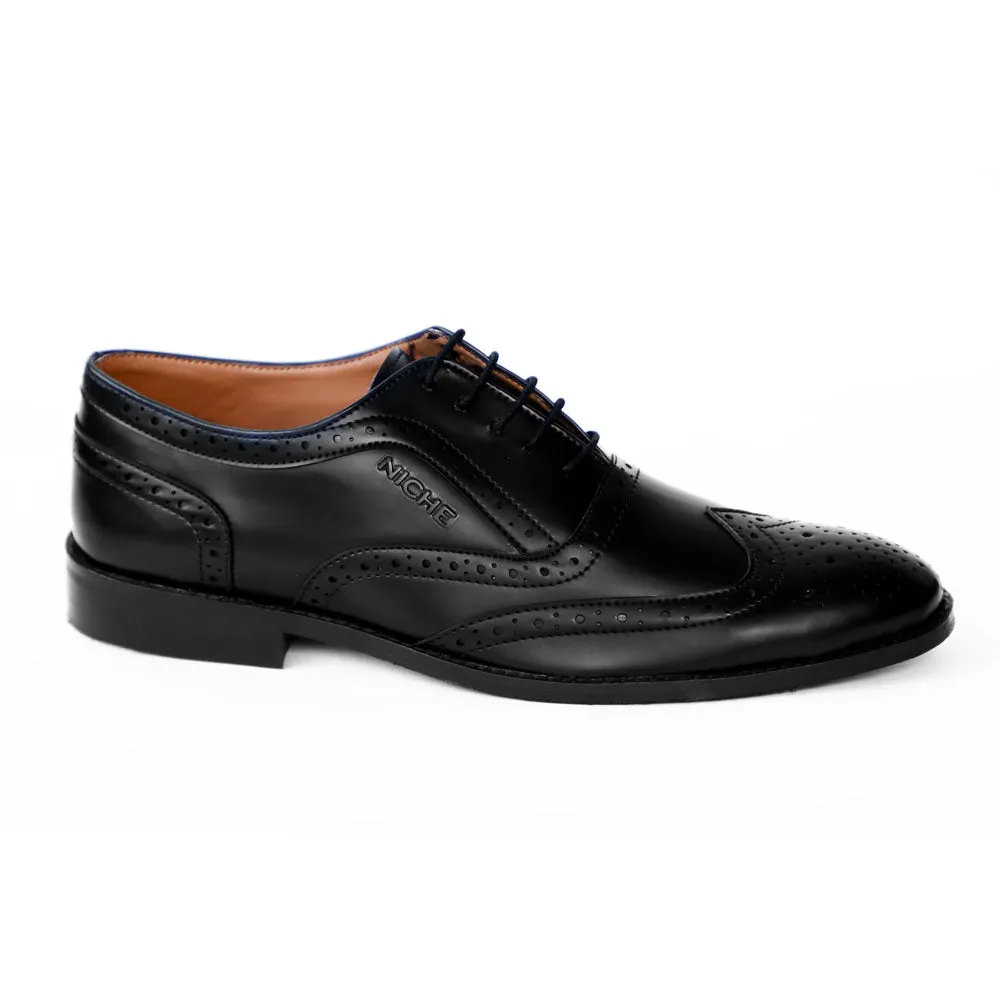 NICHE Black Elegant Brogue