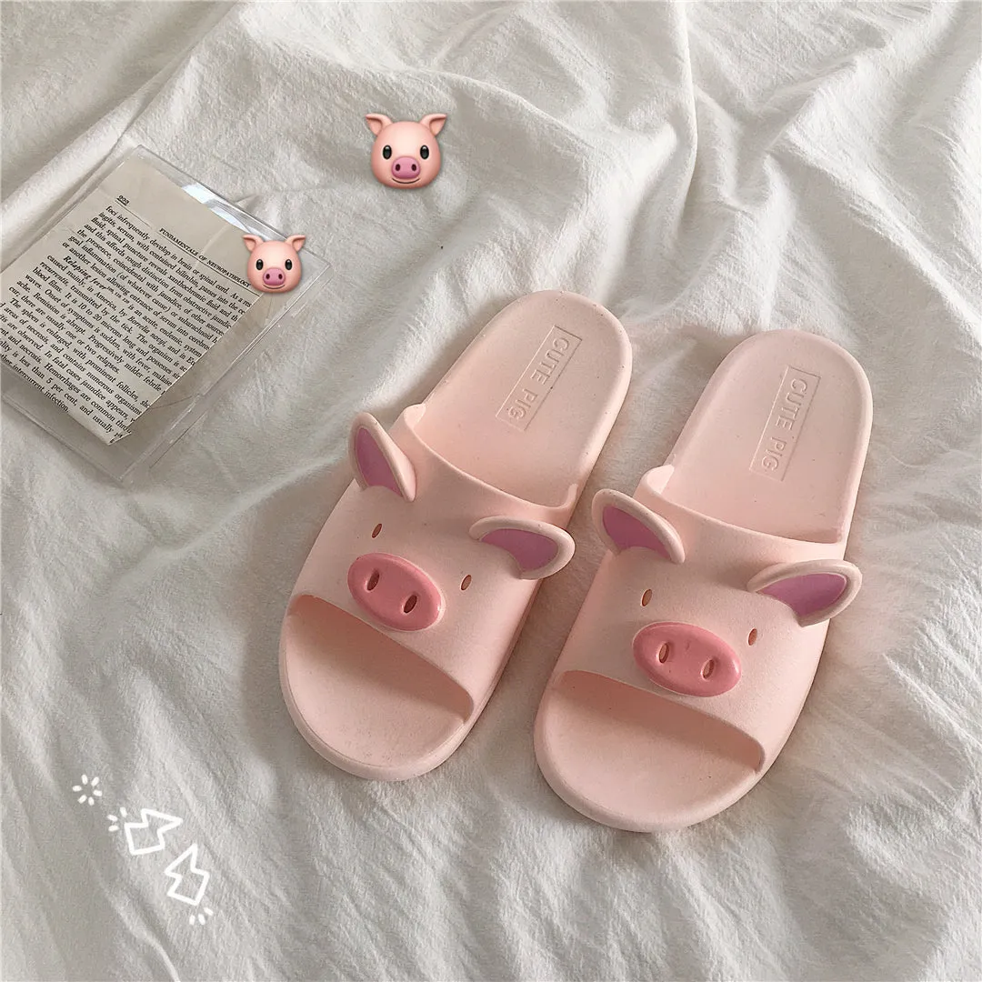 Pink Pig Slippers