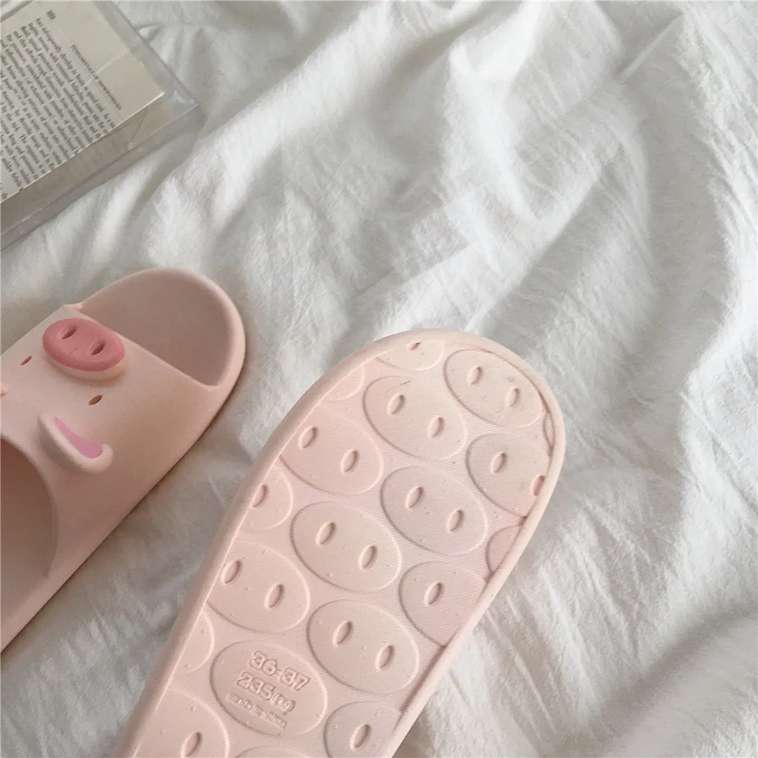 Pink Pig Slippers