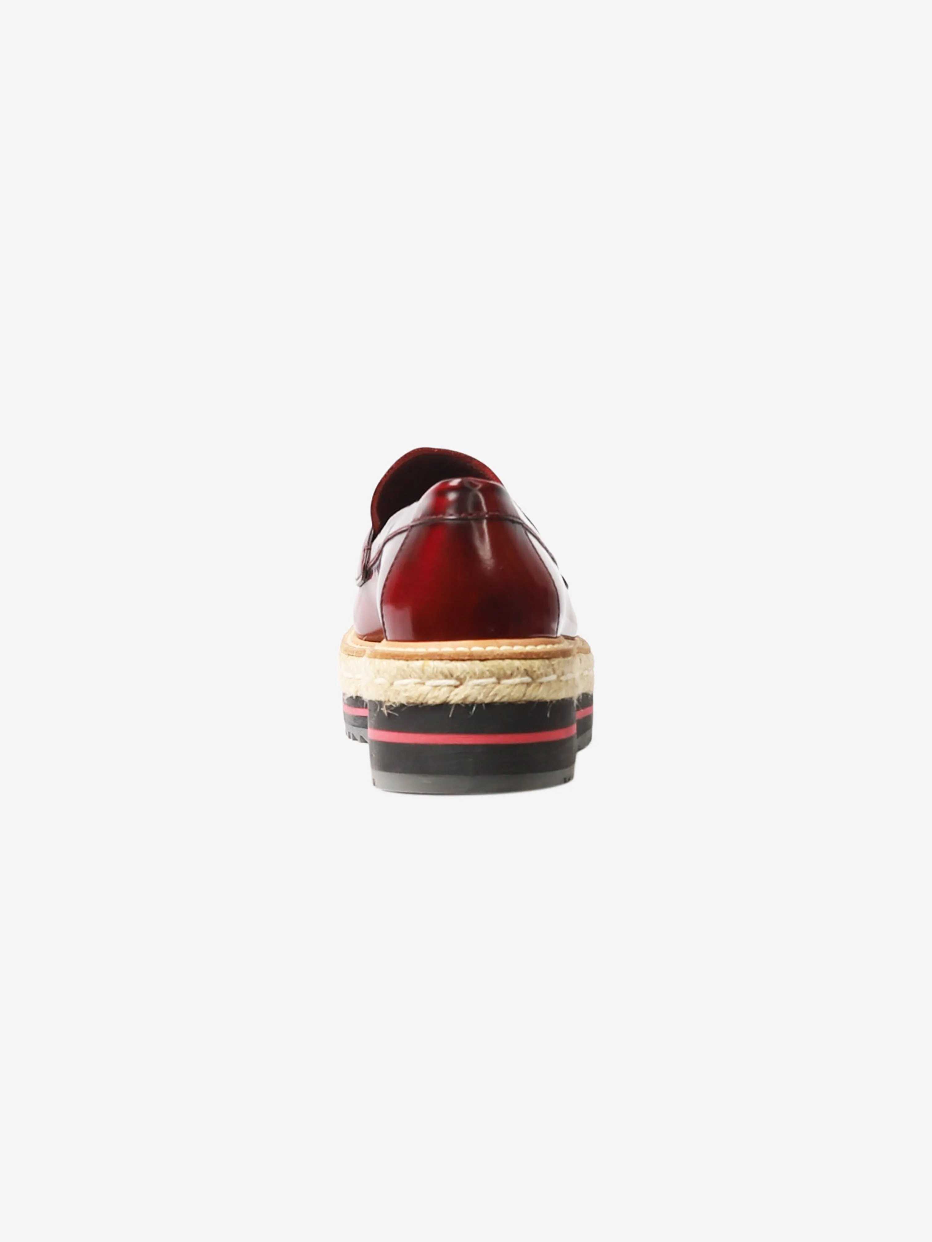 Red platform loafers - size EU 36.5