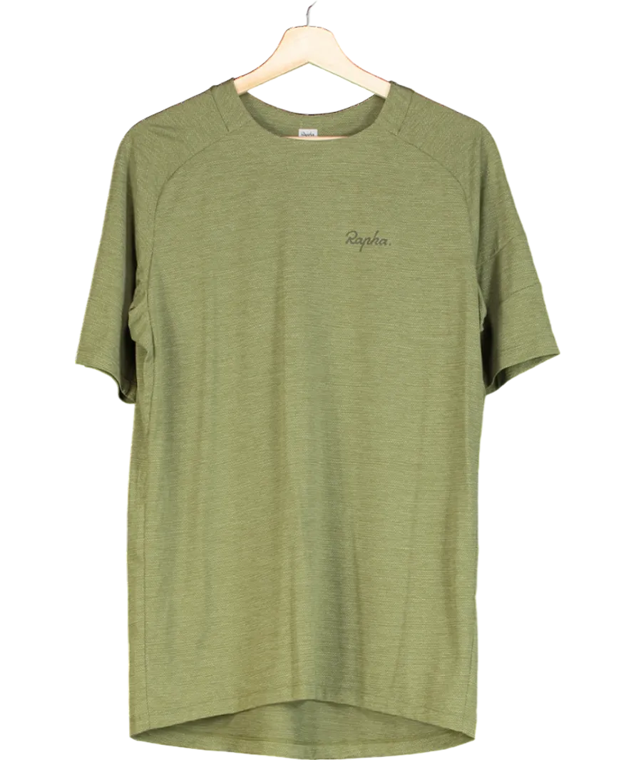 REISS Green Trail Technical T-shirt UK M