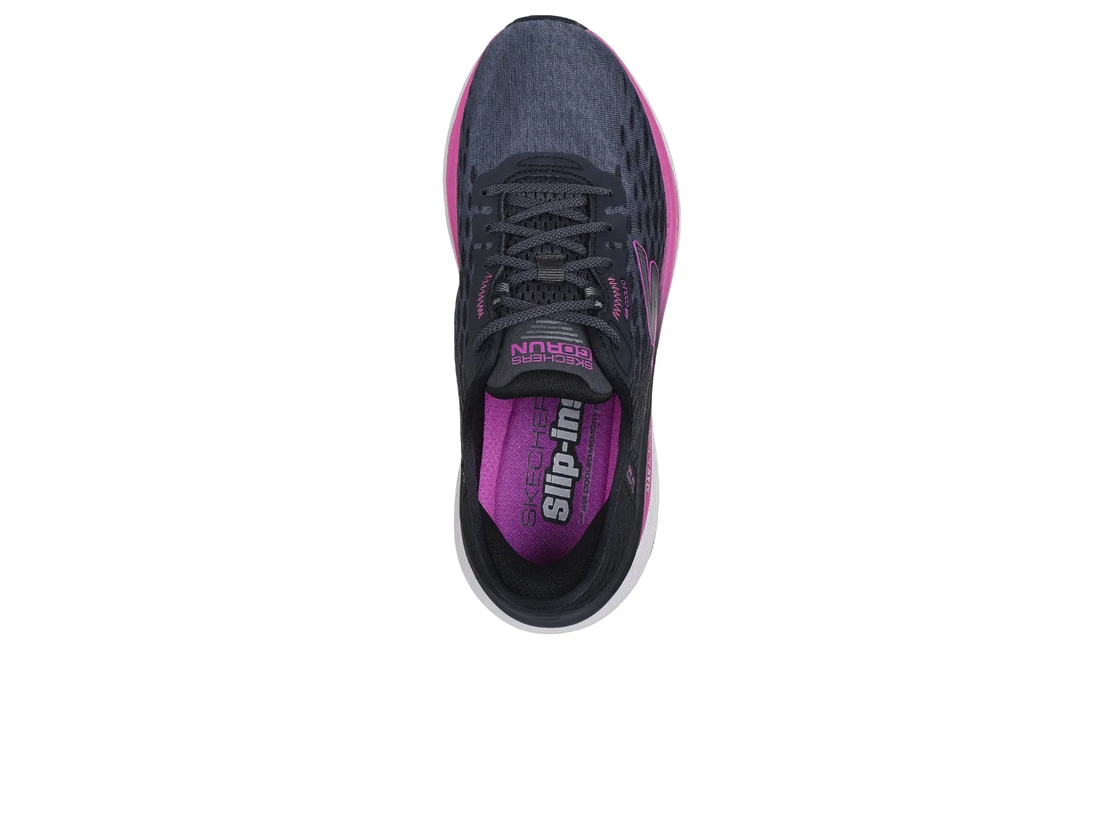 Skechers 128905 Slip-ins®: Max Cushioning® Propulsion - Vitality - Black Hot Pink
