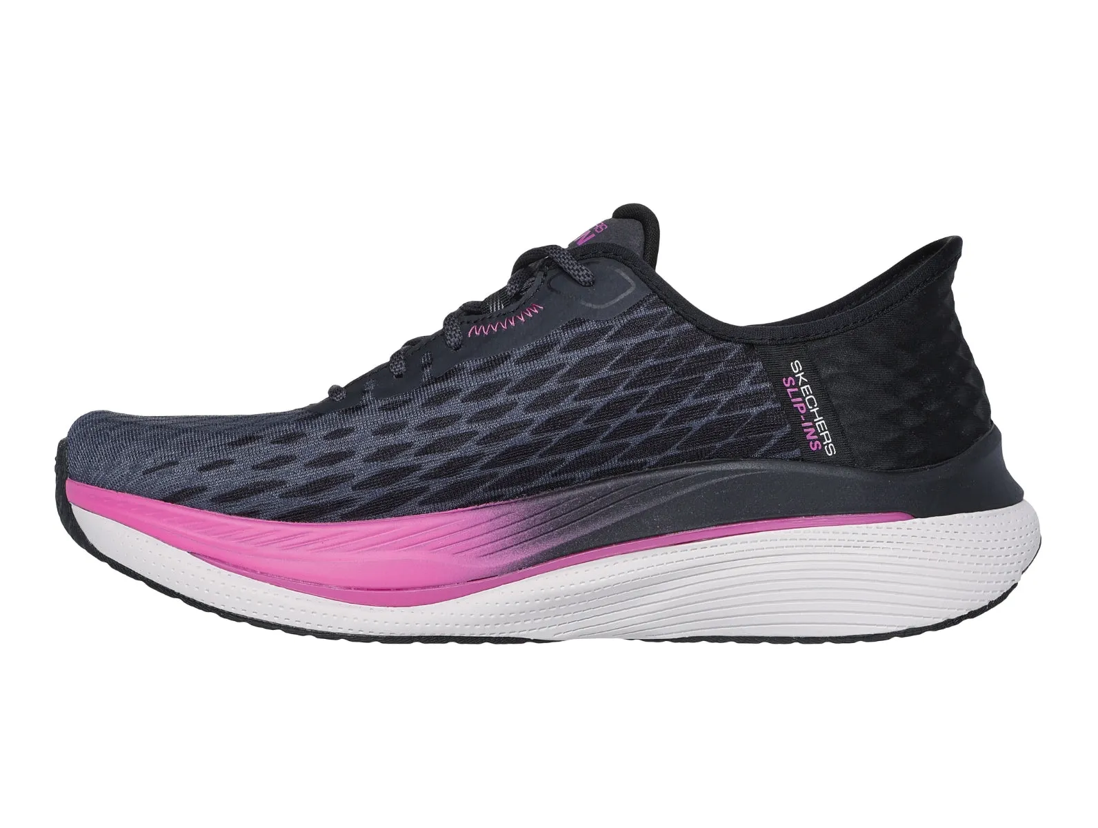 Skechers 128905 Slip-ins®: Max Cushioning® Propulsion - Vitality - Black Hot Pink