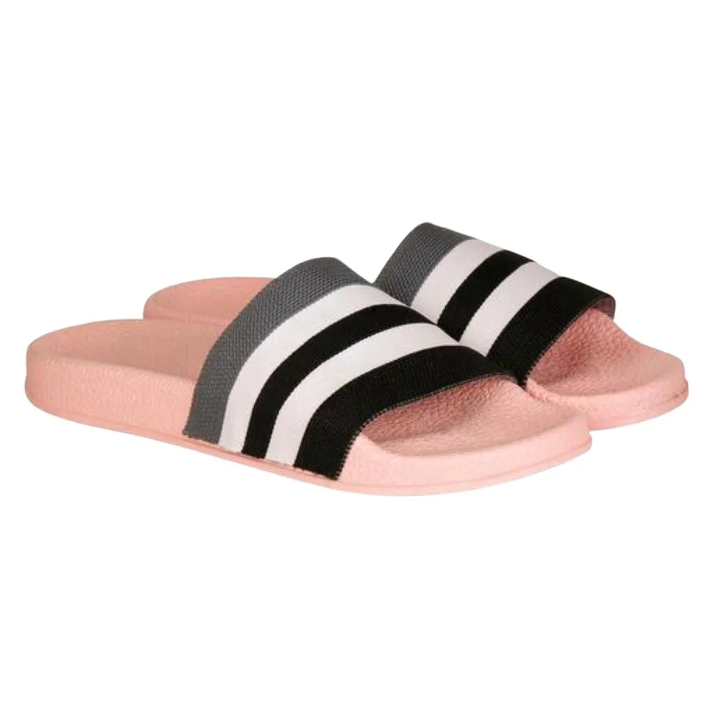 Stylish Casual Striped Slide Flip Flops For Men