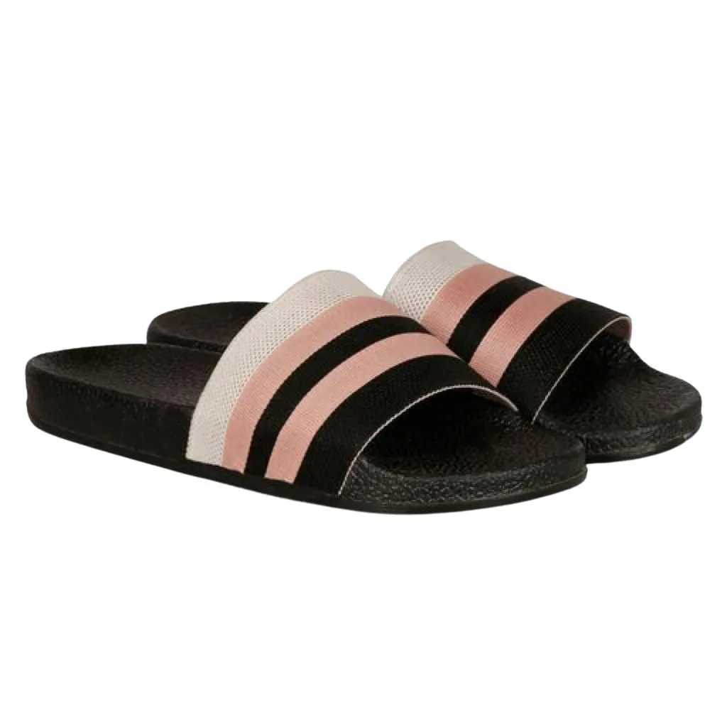 Stylish Casual Striped Slide Flip Flops For Men