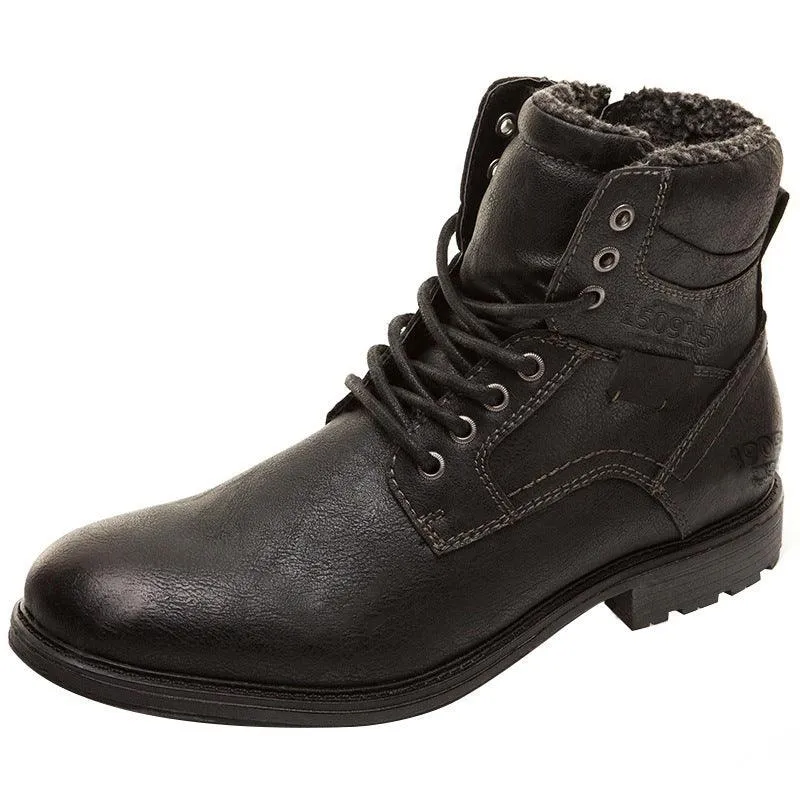 winter men warm shoes martin boots
