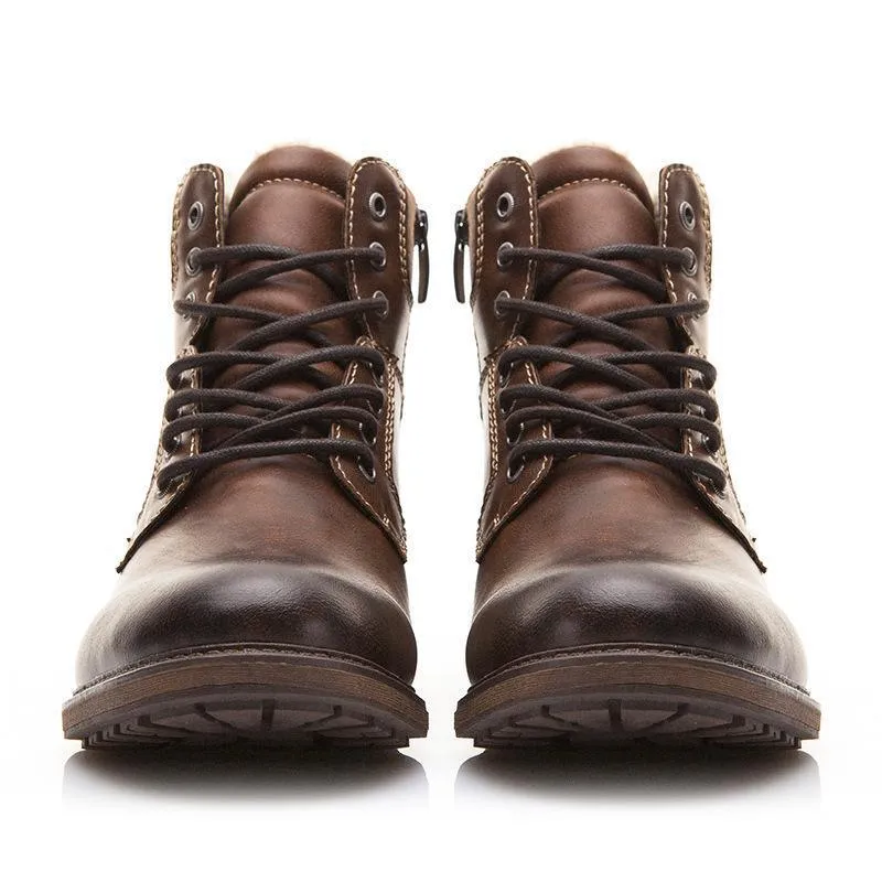 winter men warm shoes martin boots