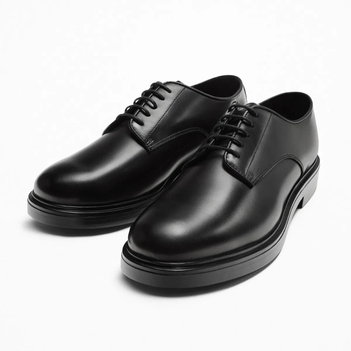 ZARA Lace Up Oxford 2402-120-800-BLK